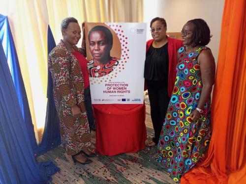 Attending the launch for the Protection of Women Human Rights Defender Manual in Nairobi